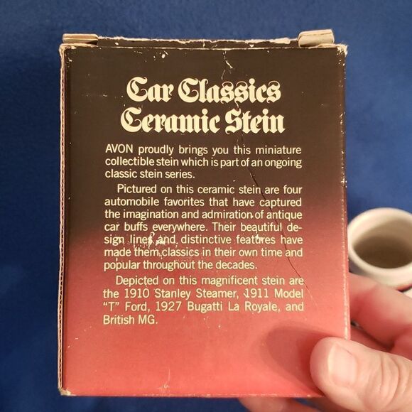 Vintage Avon Mini Stein - Clipper Ships - 1982 - Handcrafted in Brazil - Ceramar - Picture 4 of 9